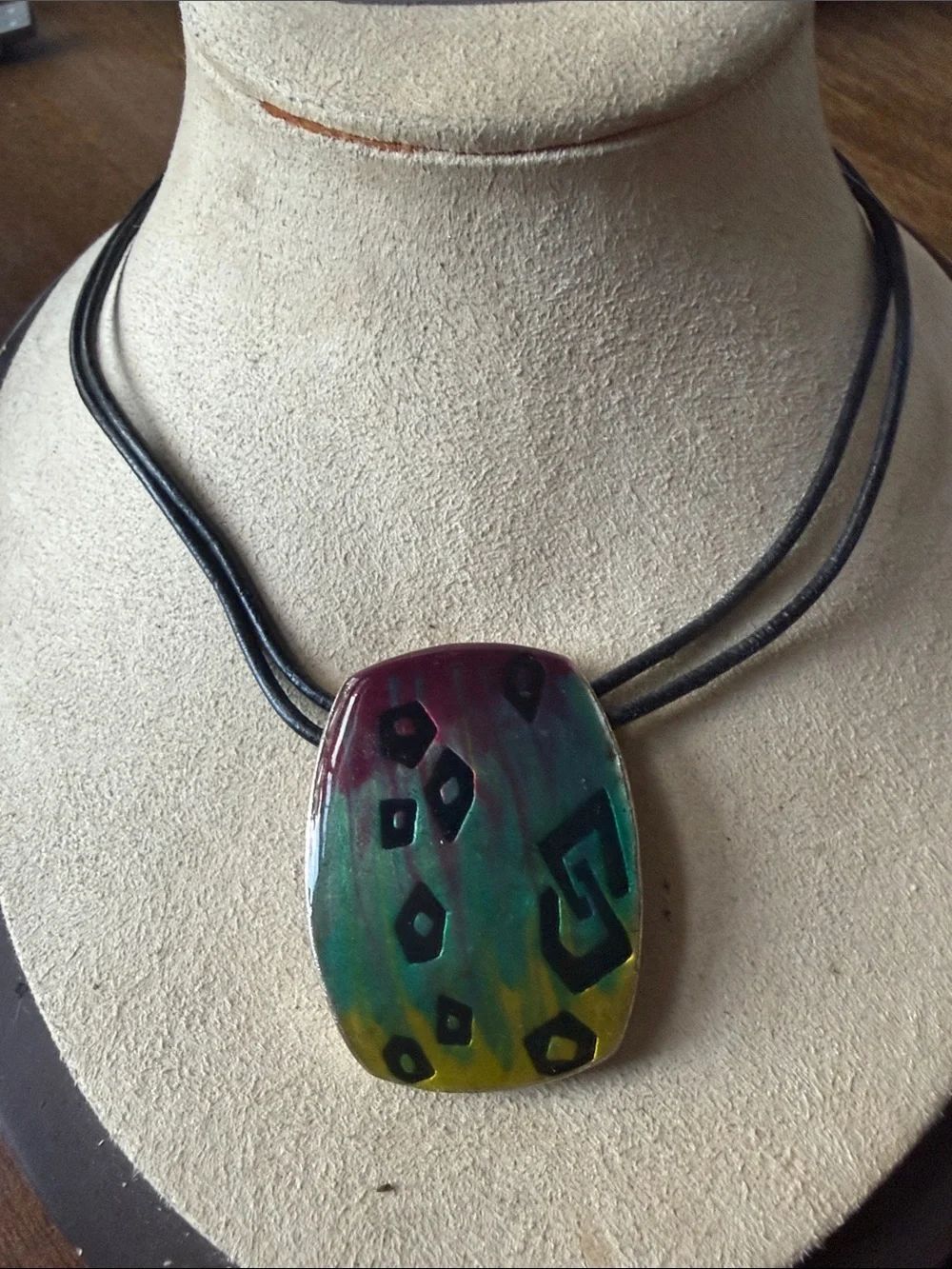 Chico’s Artisian Multicolor Pendant Necklace!